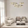 Maytoni Saturno Plafonnier LED intégré moderne en laiton, 3100lm, 4000...