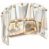 Maytoni - Wandlamp Puntes Goud 25,6 cm