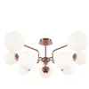 Maytoni Erich Plafonnier Globe Moderne 10 Lumières Laiton E14