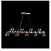 Lustre - Maytoni - Moderne - Armature en Métal Or - Abat-jours en Verre - 25 Ampoules G9