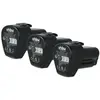 Vhbw - 3x Batterie compatible avec Metabo kpa 10.8 400, PowerImpact 12, kpa 10.8, kpa 10.8 600 outil électrique (2000 mAh, Li-ion, 10,8 v)