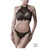 Grey Velvet - 15311 Lingerie set - L - Zwart