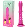 ROMP - Jiggle Stotende Vibrator Met Zuignap - Roze