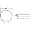 Brumberg, Applique + plafonnier, Panneau d'éclairage LED en saillie (2...