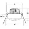Brumberg, Applique + plafonnier, 41443643 Spot encastré à LED 230 (680...