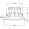 Brumberg, Applique + plafonnier, 39480153 Downlight à LED encastré (62...