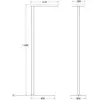 Brumberg, Lampadaire, Lampadaire BRUM LED (6000 lm)