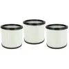 Vhbw - 3x filtre à cartouche compatible avec Aqua Vac 7402 b / p, 7400...