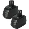 Vhbw vhbw 2x Batterie rechargeable NiMH 1500mAh (18V) pour outils élec...