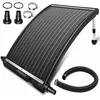 Monzana Zwembadverwarming Solar - 10000 L/h - 32&38mm   Verstelbaar