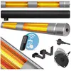 Monzana Infraroodstraler 3000W - Incl. Afstandsbediening - Zilver