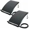 Monzana Zwembadverwarming Solar   2 Stuks/10000 L/h - 32&38mm - Zwart