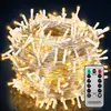 Monzana Lichtsnoer 600 LEDS   Afstandsbediening Timer   Warm Wit