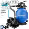 MONZANA® Pompe filtre à sable 9.960 l/h 400W 1200g boules filtration r...