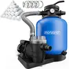 Monzana Zandfiltersysteem - 13200 l/u 1200gr filterkogels -Blauw