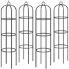 GARDEBRUK Plantensteun Rozenzuil   4 St. 200 cm - voor Rozen Klimplanten Bloemen