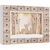 Spielwerk Adventskalender Winterlandschap - LED - MDF