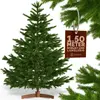 CASARIA Kunstkerstboom L - 150x90cm Houten Staander   Groen