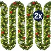 Casaria Guirlande - 2x10m 160 LEDS IP44 - Warmwit