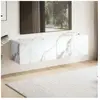 Wohnling, Meuble TV, Suspendu (120 x 30 x 30 cm)