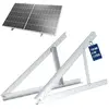 NuaSol Support pour panneau solaire jusqu'à 72 cm - Toit plat PV - Rég...