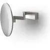 Cosmetische spiegel - VISION R UNLIT 5x, stainless steel matt