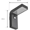 PRIOS - Wandlampen buiten - 1licht - Aluminium, kunststof (PC) - H: 20...