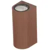 Lindby - Wandlamp buiten - 2lichts - Aluminium, glas - H: 16 cm - GU10...