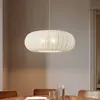 Lindby - Hanglamp - 3lichts - Textiel, metaal - H: 26 cm - E27 - wit