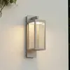 Lucande - Wandlamp buiten - 1licht - Aluminium, glas - H: 38 cm - lich...