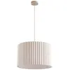 Lindby - Hanglamp - 1licht - Linnen, metaal - H: 28 cm - E27 - crèmekl...