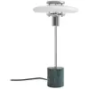 Lampe à poser - Lindby - lampe de chevet - Verre Marbre - vert blanc