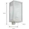 Lindby - Wandlampen buiten - 1licht - Aluminium, polycarbonaat - H: 29...