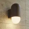 Lindby - Wandlamp buiten - 1licht - Aluminium, glas - H: 21.5 cm - E27...