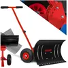 MASKO® Sneeuwschep / Sneeuwschuiver op wielen in hoogte verstelbaar - ...