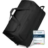 Sac de voyage Redolz Duffle Essentials 2 roulettes 90 cm - Noir