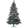 BELIANI Sapin de Noël Artificiel avec Effet Givre sur Branches 210 cm Vert