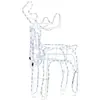 BELIANI Décoration de jardin à LED renne animé blanc 94 cm INNNES