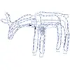 BELIANI Décoration de Jardin et d'Intérieur à led Chevreuil Animé Blanc 53 cm Kristnes