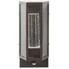 BELIANI Applique murale à LED d'extérieur marron FRUID