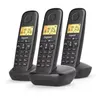 Téléphone fixe - GIGASET - Basic 100 Trio - Mode mains libres - Ecran ...