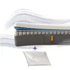 Emma EMMA  Pack Matelas Hybride II Plus 90x200 + Oreiller Nuage  Mémoire de Forme + Ressorts  Housse Plus Respirante  Dos Apaisé