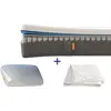 Emma EMMA  Pack Matelas Original II Plus 90x200 + Oreiller Nuage Elite + Couette  Ressorts + Mémoire de Forme  Housse Plus Respirante