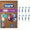 Oral-b Remplacement De La Brosse à Dents électrique Spiderman 8 Unités