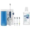 Hydropulseur Oral B Pack Oxy-Action Blanc et Bleu