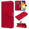 NOBRAND Pour Samsung Galaxy A13 4G 6.6" Etui Housse Téléphone Rouge étui Portefeuille PU à rabat TDFSGF