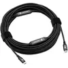 Cobra Tether cordon droit USB-C vers USB-C 5Gbps 10cm - Noir