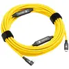Cobra Tether cordon coudé USB-C vers USB-C 5Gbps 10m - Jaune