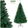 ALIGHTUP Sapin de Noël Artificiel en PVC, 165cm avec 850 Branches & Support en Fer,Vert