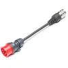 Juice Connector Adaptateur CEE16 rouge, jusqu'à 11kW, 400V 16A, tripha...